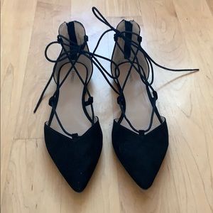 Express lace-up flats
